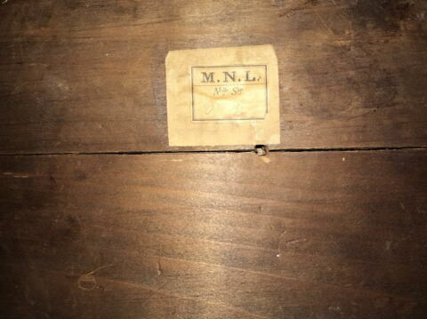 Guéridon ovale à quatre pieds avec entre-jambes, image 2/9