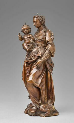 Statuette : la Vierge à l'Enfant, image 2/6