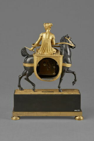 Pendule : laitière à cheval, image 5/8