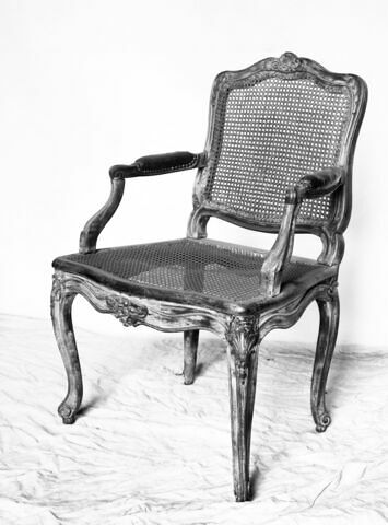 Paire de fauteuils cannés d'époque Louis XV, image 5/5