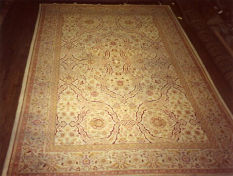 Tapis en feutre Fragments Ocre