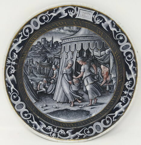 Assiette : Judith et Holopherne, image 1/2