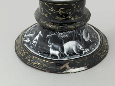 Salière ronde : Les Animaux de la fable, d'une paire (R 290), image 5/7