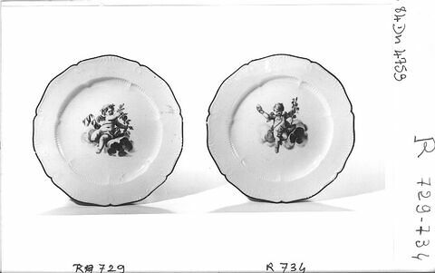 Assiette, d'une série de huit (R 728 à 735), image 6/6