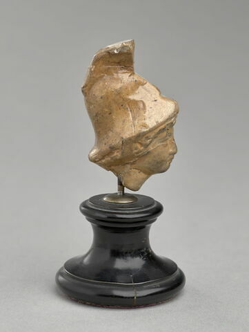 Tête de jeune guerrier casqué (Achille?), image 3/4