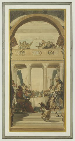 Le Festin de Cléopâtre au Palais Labia, copie d'après Tiepolo