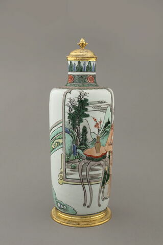 Vase cylindrique à couvercle, d'une paire (avec TH 450), image 5/8