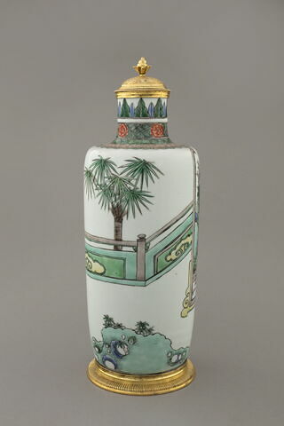 Vase cylindrique à couvercle, d'une paire (avec TH 450), image 7/8