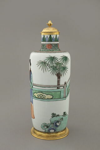 Vase cylindrique à couvercle, d'une paire (avec TH 450), image 8/8