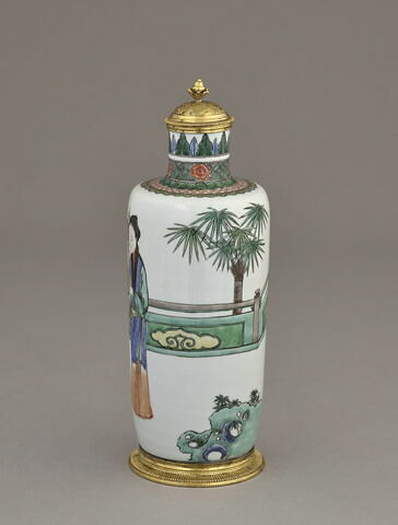 Vase cylindrique à couvercle, d'une paire (avec TH 450), image 13/15
