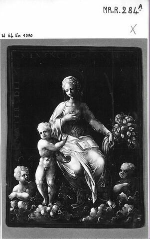 Plaque : La Vierge à l'Enfant, image 4/4