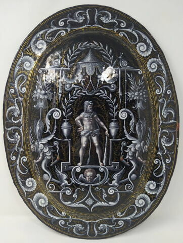 Plat ovale : Abraham et le roi de Sodome, image 3/3