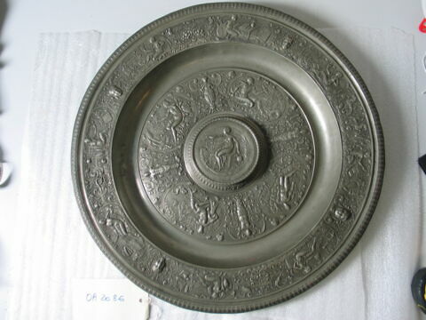 Surmoulé en plomb du plat de la Tempérance de Fr. Briot, image 5/5