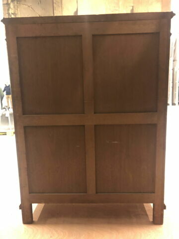Secrétaire à abattant en acajou à ornements en bois doré imitant le bronze, image 2/4
