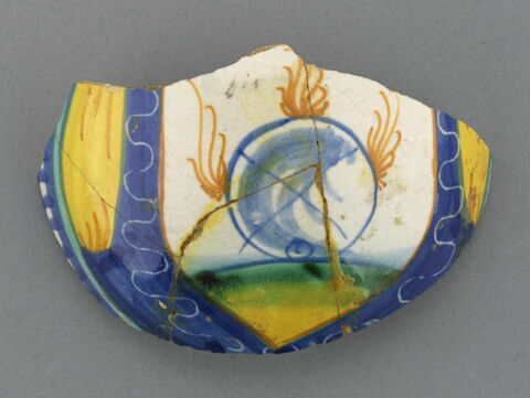 Fragments de cruche : armoiries