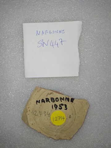 Tesson découvert au cours de fouilles à Narbonne, image 2/2