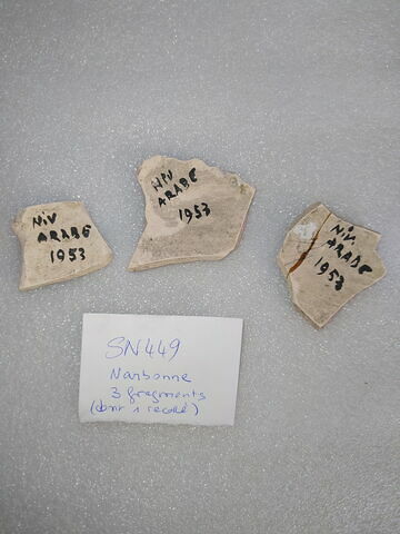 Trois tessons découverts au cours de fouilles à Narbonne, image 2/2