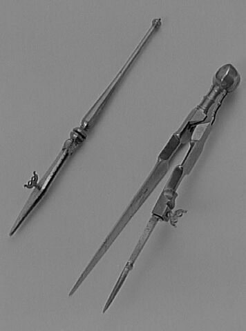 Compas, d'un ensemble formé d'un compas et d'un tire-ligne, image 3/3