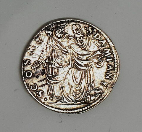Monnaie : Alexandre de Médicis / saint Côme et saint Damien, image 2/2