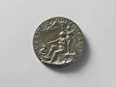 Médaille : Pietro Bacci (1492-1557), dit l'Arétin / la Vérité, image 2/2