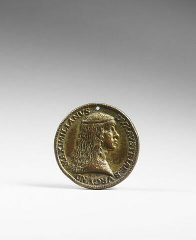 Médaille : Maximilien d'Autriche (1459-1519) / Marie de Bourgogne (1457-1482), image 1/2
