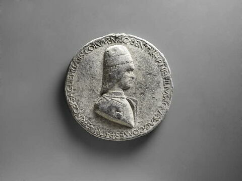 Médaille :Giovanni II Bentivoglio (1443 - 1508) / Bentivoglio en armure à cheval