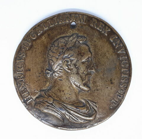 Médaille : Henri II / Paix entre deux armées