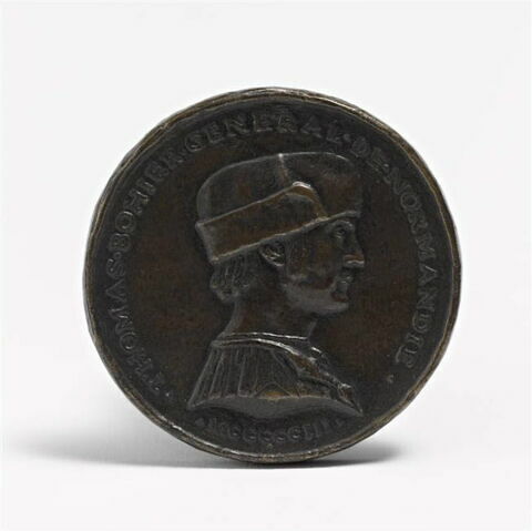 Médaille : Thomas Bohier / écu armorié, image 1/2
