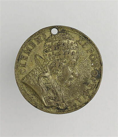 Médaille : Clément XI / sainte Marie Majeure, image 1/2