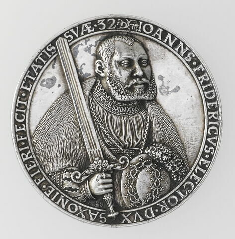 Médaille : Jean-Frédéric Ier, électeur de Saxe, image 1/2