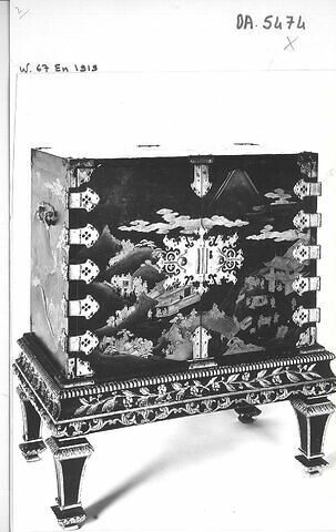 Cabinet en laque du Japon, d'une paire (avec le OA 5473), image 3/4