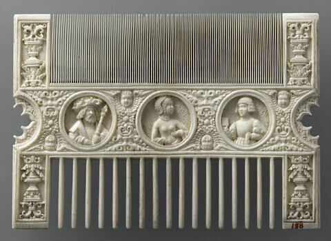 Peigne : David et Bethsabée, image 2/4