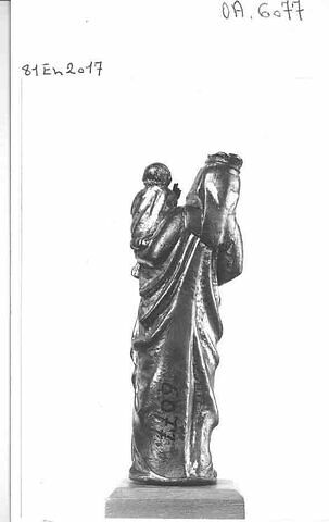 Statuette : Vierge à l'Enfant debout, image 7/8