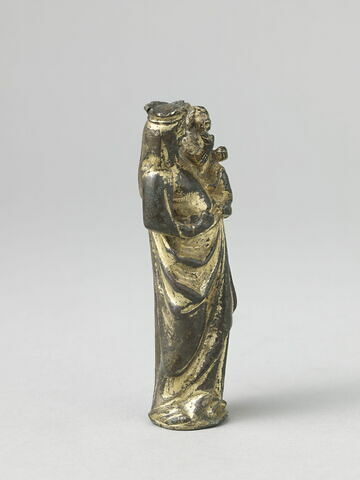 Statuette : Vierge à l'Enfant debout, image 2/8