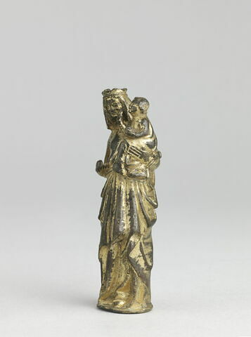 Statuette : Vierge à l'Enfant debout, image 3/8