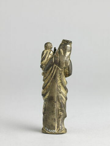 Statuette : Vierge à l'Enfant debout, image 4/8