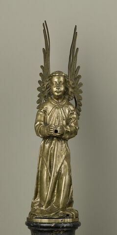 Statuette : ange porte-lumière, image 3/6