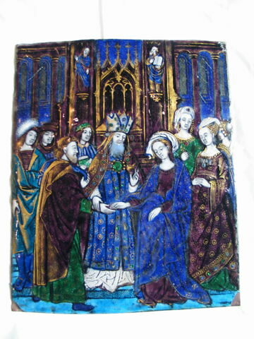Plaque : Le Mariage de la Vierge, image 1/5