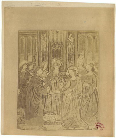 Plaque : Le Mariage de la Vierge, image 5/5