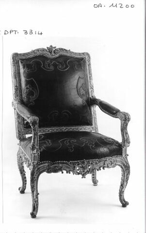 Fauteuil à la reine, d'un ensemble (avec le OA 11201, oA 12179 1, OA 12179 2, OA 12179 3, OA12179 4 et OA 12180), image 5/7