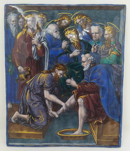 Plaque : Le Lavement des pieds, image 1/2