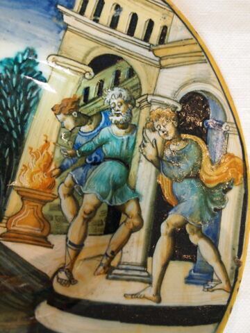 Assiette : la vestale Tuccia, image 6/8