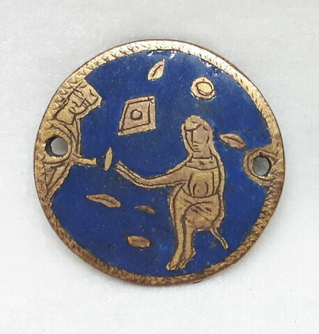 Médaillon de coffret, d'une paire avec OA 942, image 1/2