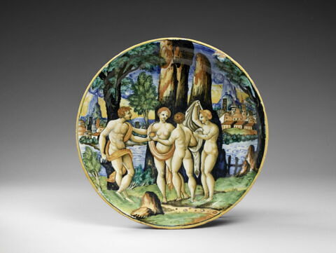 Coupe ronde : le Jugement de Pâris, image 2/3