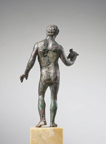 Statuette : Mercure tenant la bourse, image 3/4