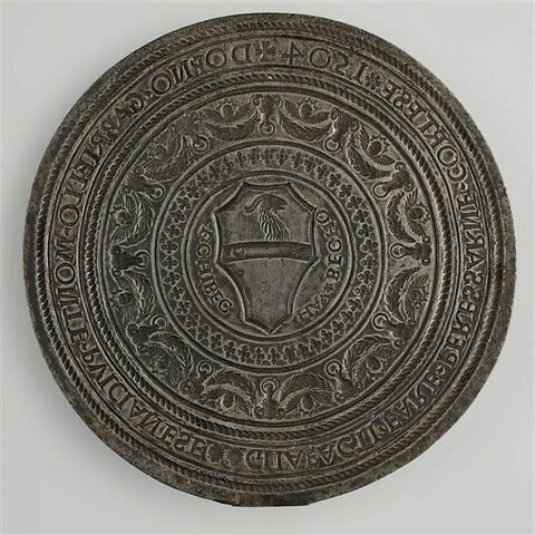 Disque provenant d'un moule à oublies