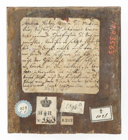 Plaquette rectangulaire : Sophie de Mecklembourg, femme de Jean le Constant, image 2/4
