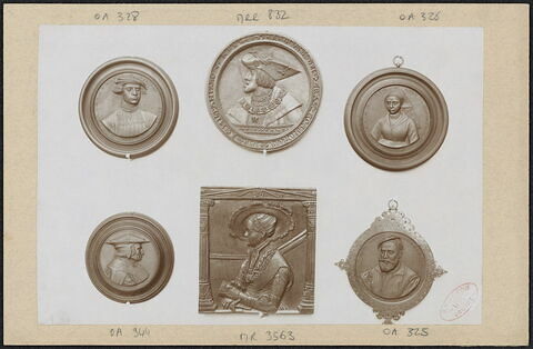 Plaquette rectangulaire : Sophie de Mecklembourg, femme de Jean le Constant, image 4/4