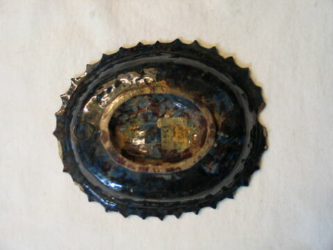 Petit plat ovale : la Prudence, image 2/2