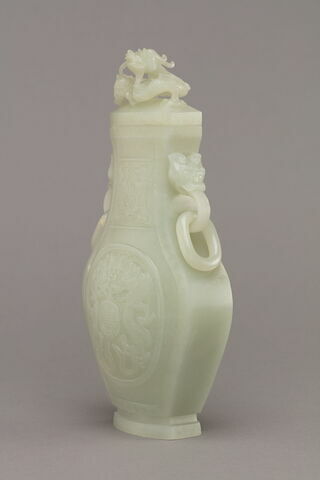Vase en jade à couvercle, image 19/20